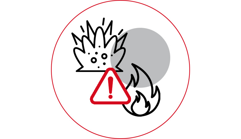 icon of explosion and fire